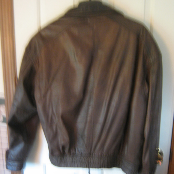 Fidelity Brown leather jacket size 42 regular - Picture 3 of 6